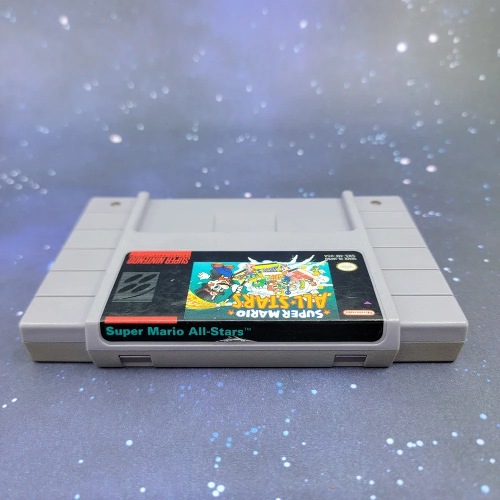 Super Mario All-Stars Nintendo SNES Game Cartridge SNS-006 Authentic Retro